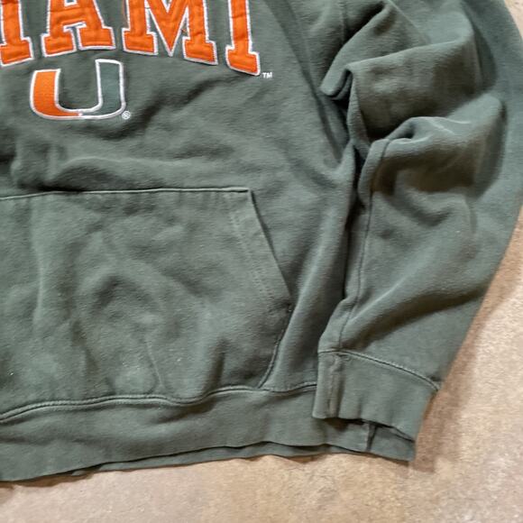VTG University of Miami Hurricanes OVB NFL Hoodie Mens M - Picture 5 of 8